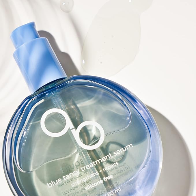 adwoa beauty Silicone Free Blue Tansy Treatment Serum with Argan And Grapeseed Oils To Help Support Length Retention. Provides Heat Protection Up To 375º - 2 oz.