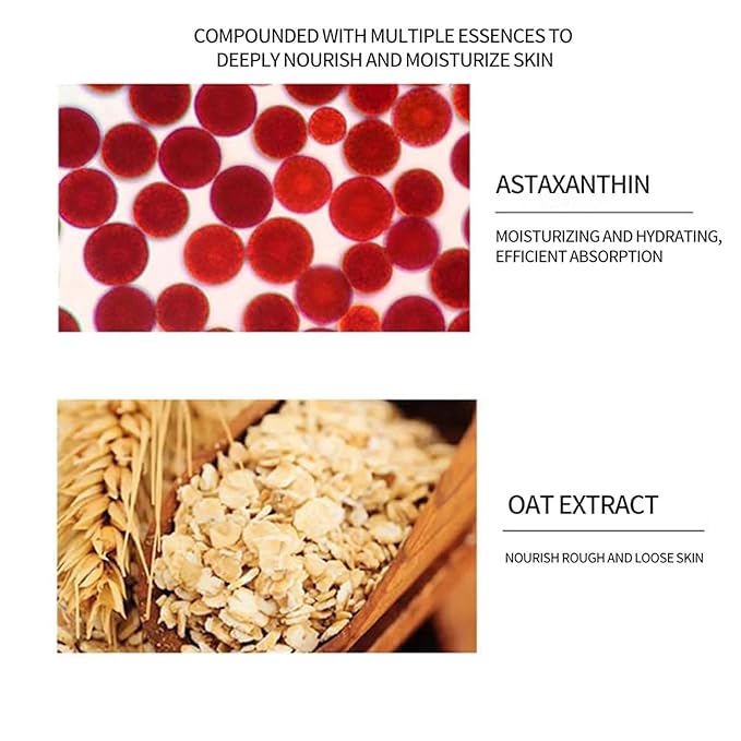 BLUE LOVE 2PC Astaxanthin Eye Serum - Reduces Dark Circles & Puffiness, Anti-Aging Formula Targets Wrinkles, Hydrating for Puffy Bags, Fast Absorbing & Moisturizing