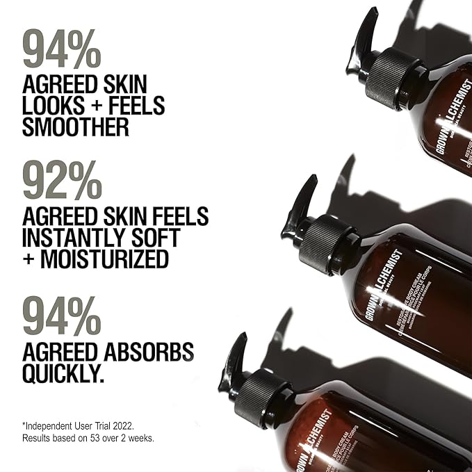 Grown Alchemist Restorative Body Cream. Hydration Blend of Shea Butter, Jojoba Oil and Vitamin E, Nourishing Moisturizer, Repairs and Balances Dry Skin (300mL)