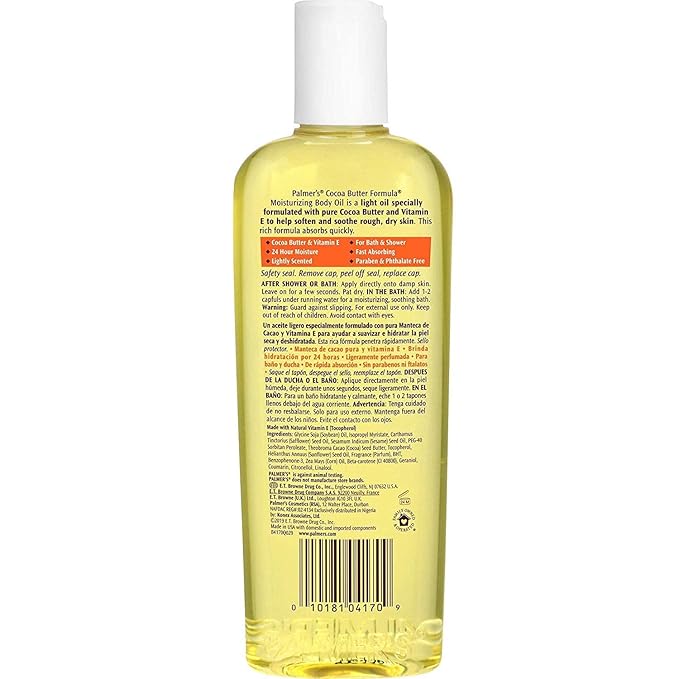 Palmer's Cocoa Butter Formula Body Oil 8.50 oz (Pack of 6)
