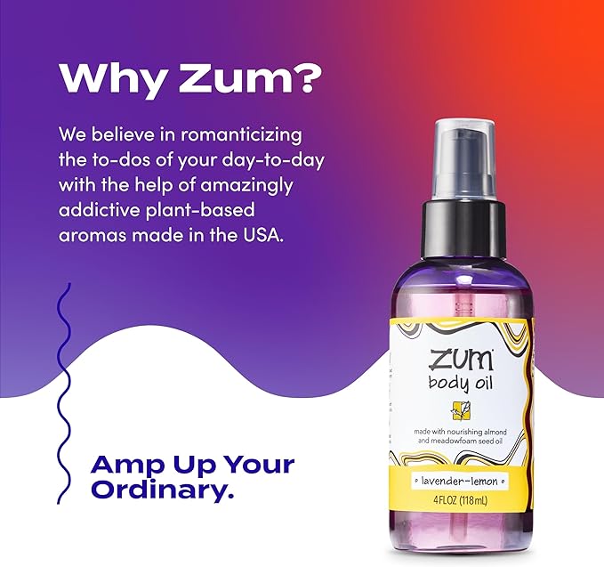 Indigo Wild Zum Massage and Body Oil - Lavender-Lemon - 4 fl oz