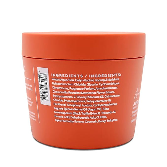 | Nourish Collection Argan Volume Mask, Infused with Black Truffle Extract, Lightweight Thickening & Volumizing Hair Mask, Restores Vitality & Builds Body, Paraben Free, Sulfate Free, 16.9 Fl Oz