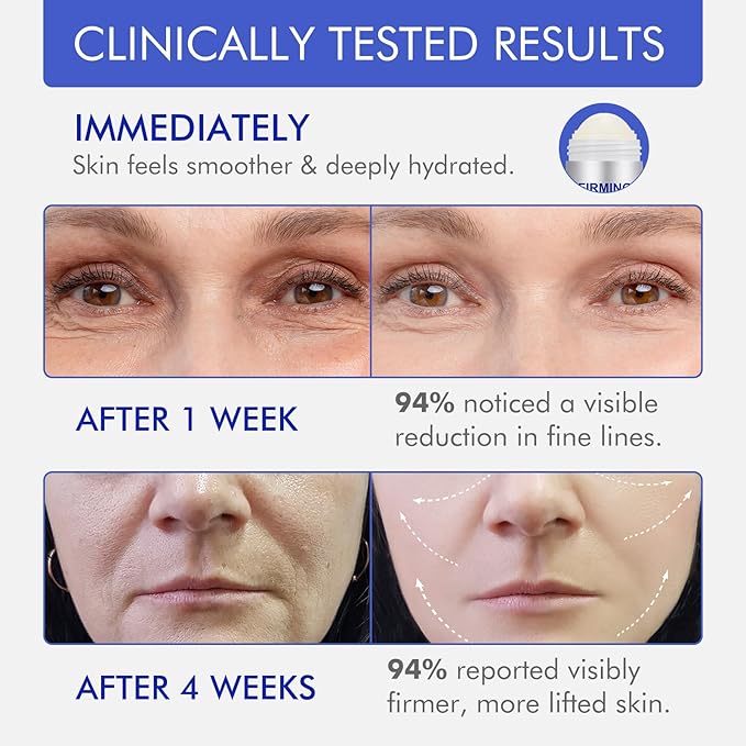 Advanced Retinol Firming Serum Stick, 3-in-1 Retinol Face Stick, Smooth,Tighten and Firm Face, Neck & Jawline, Reduces Wrinkles, Nourishing Anti Aging Repair Cream for All Skin Types,1.0 OZ