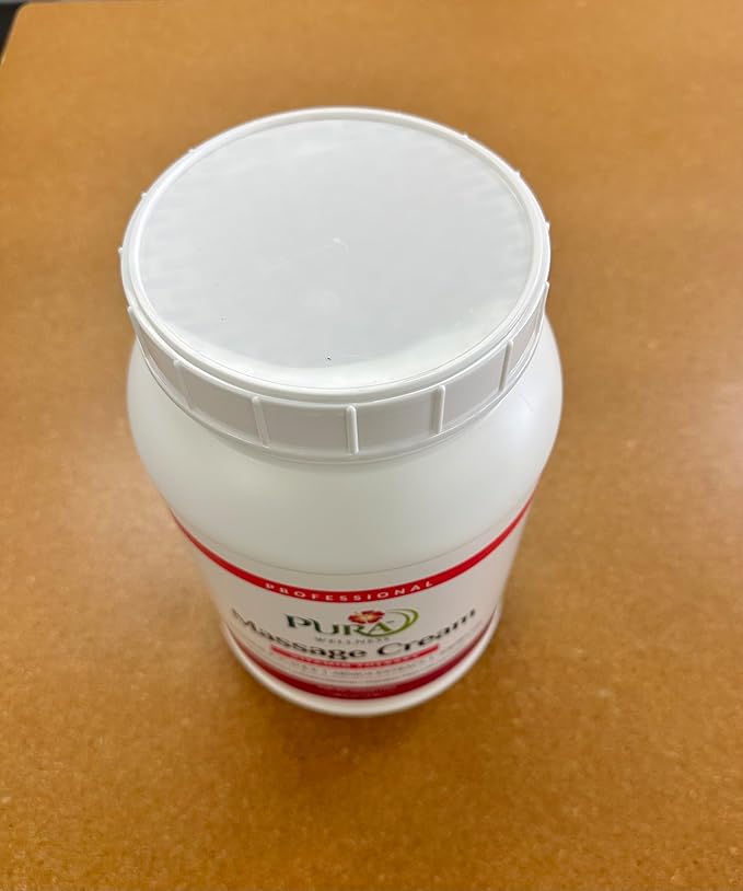 Unscented Vitamin Therapy Massage Cream, Massage Cream for Physical Therapy and Deep Tissue 128oz