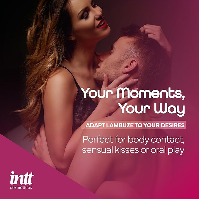 Lambuze Bubble Gum Flavored Massage Gel 55ml 1.85 Fl Oz INTT