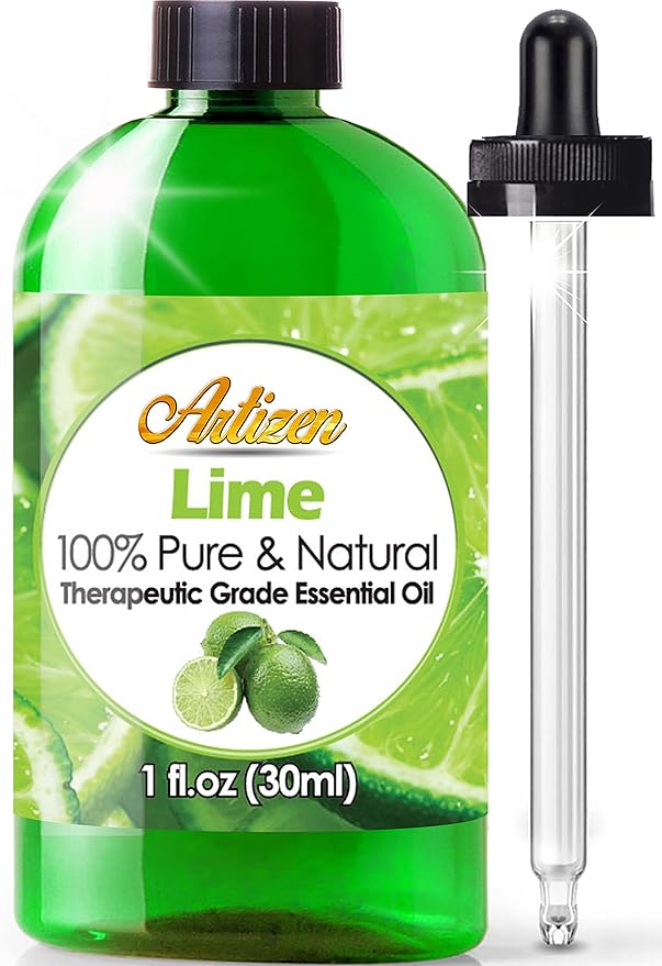 Artizen Lime Essential Oil (100% Pure & Natural - Undiluted) Therapeutic Grade - Huge 1oz Bottle - Perfect for Aromatherapy, Relaxation, Skin Therapy & More!