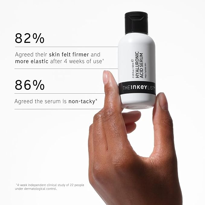 The INKEY List Hyaluronic Acid Serum Duo, Hydrate Multiple Layers of Dry Skin, Plump and Smooth Fine Lines and Wrinkles, 1.0 fl oz (2 Pack)