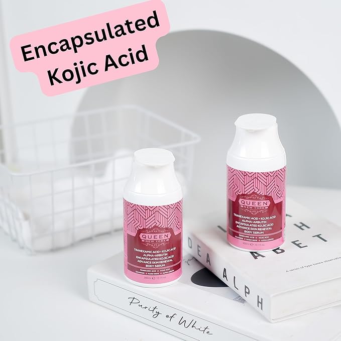 QUEEN TRANEX LOTION | MILKY Body Serum- Kojic Acid Alpha Arbutin Glycolic Acid Salicylic Acid Niacinamide