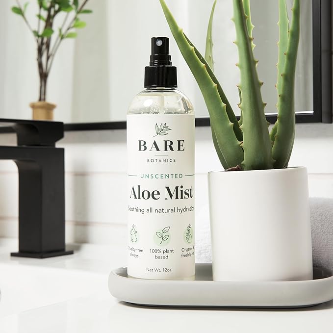 Bare Botanics Aloe Vera Mist + Bergamot Mint Body Salt Scrub