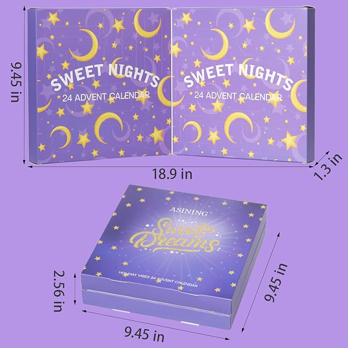 Beauty Advent Calendar 24 Days of Holiday Advent Calendar for Women, Mom, Wife, Her Holiday Gift,Pamper Kit- Unique Lavender Spa Gifts Basket Set Self-Care Spa Set – Body Care Skin Care