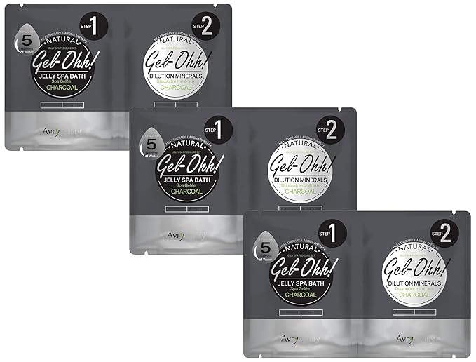 Gel-Ohh Jelly Spa - Charcoal, 1 ct. (Pack of 3)