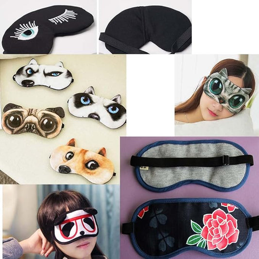 Sleeping Mask Eye Cover Weird Dog Expression