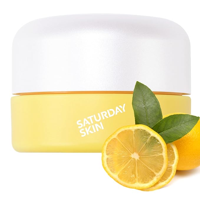 Saturday Skin Yuzu Eye Cream Vitamin C Wide lluminating Under Tight Eye Cream and Face Moisturizer Water Face Cream Natural Oil free Gel Type Cream From Alaska Glacier Water