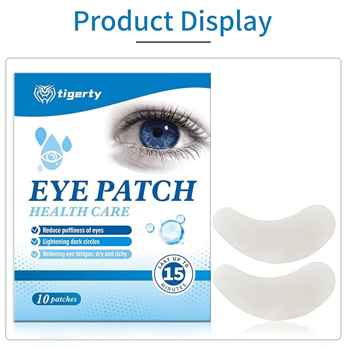tigerty Under Eye Patchs Eye Mask for eye fatigue Dark Circles and Puffiness Wrinkle Eye Bags lighten crow's feet 5 Pairs