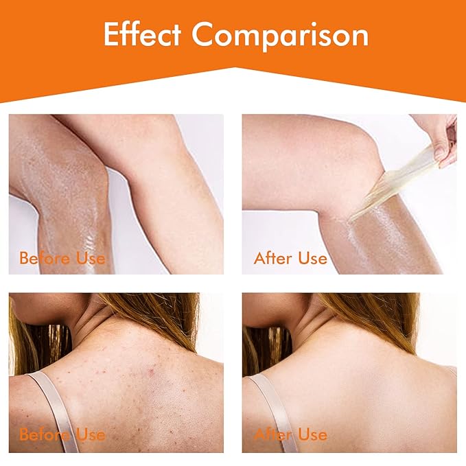 Peel Off Face Mask Vitamin C Peel Off Masks, Blackhead Mask Orange Peeling Lotion Gentle Exfoliating Blackhead Remover Poreless Deep Cleanse Purifying Hand Masks for Face Arms Neck Gifts 3.4 FLOZ