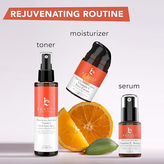 Beauty by Earth Vitamin C Face Cream - USA Made with Organic & Natural Ingredients, Skin Brightening Cream for Face, Discoloration Correcting & Anti Aging Moisturizer for Face with Antioxidants