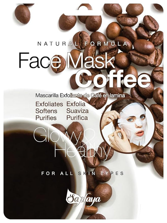 Face Masks 6 Pack Scented Facemask Sheets Skin Care Mask Single Scent K-Beauty Natural Formula