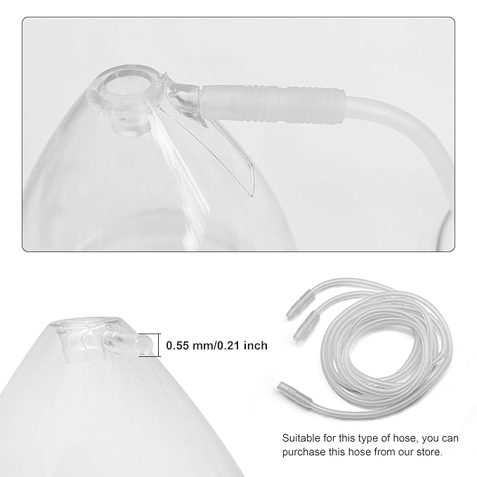 Elitzia Vacuum Accessories Cup for Breast Lifting One Pair Breast Enlargement Pump Cups Machine Salon Spa Equipment Beauty Instrument (Cup 120)