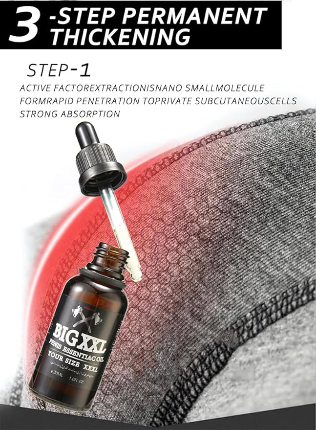 Men Massage Oil for Sex -Sexual Enhancement Erection Cream Penisgrowth Oil Oil for Men Enlarge Oil Natural Formula to Increase Size and Strength