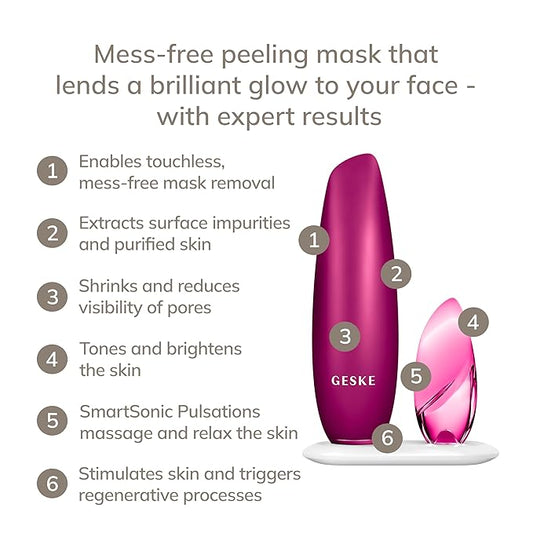 SmartAppGuided™ Touchless Magnetic Peeling Mask 5 in 1 | Magnetic Face Mask | Removes Impurities | Facemask | Pore Cleansing | Skincare for All Genders | Best of Face Masks | Clean Skin Glow