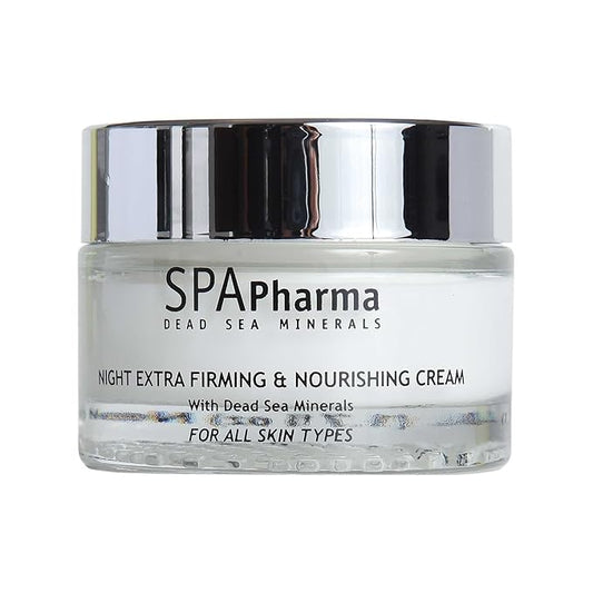 Night Extra Firming & Nourishing Cream for All Skin Types Enriched with Dead Sea Minerals (1.7 Fluid Ounce)