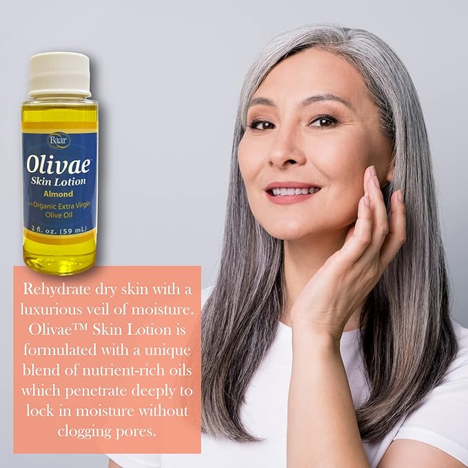 Baar Olivae Skin Lotion, Almond, 2 fluid ounces