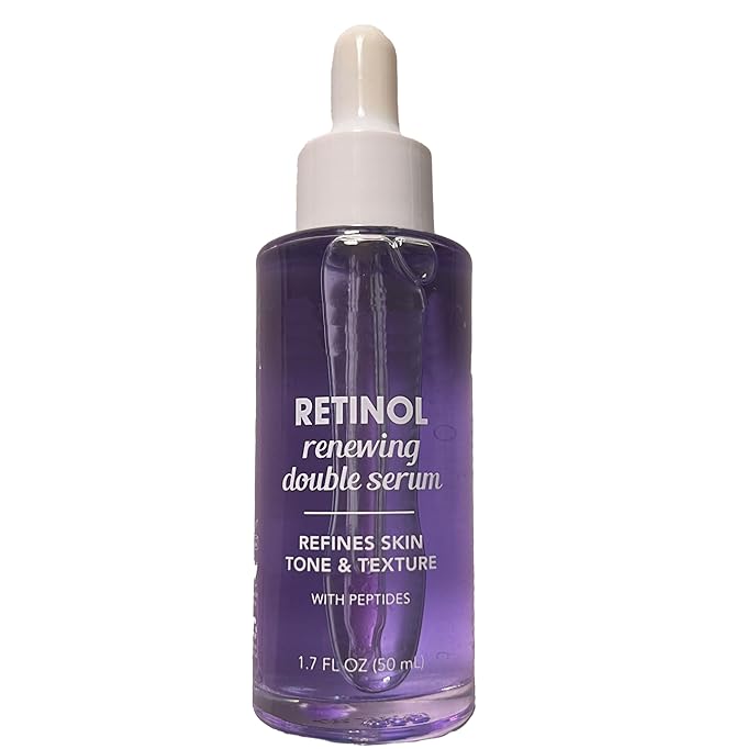 Retinol Double Strength Serum, Renewing, Refines Skin Tone & Texture