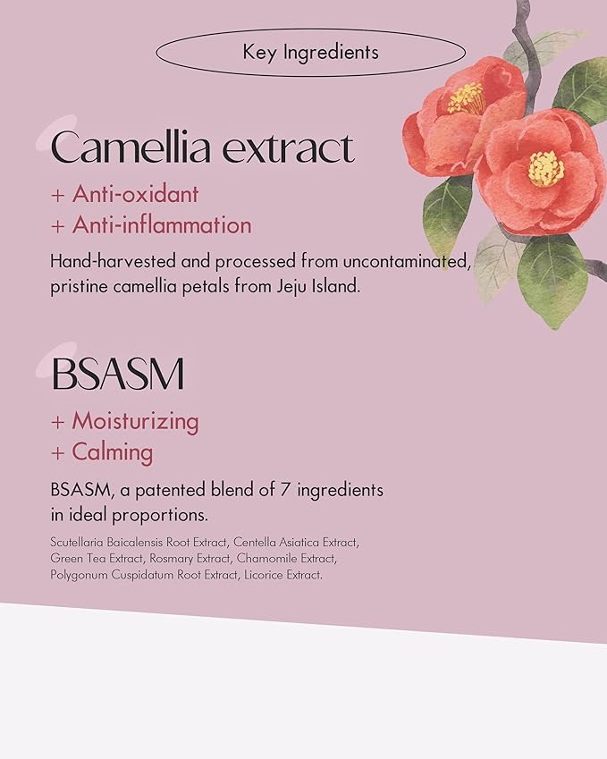 SKINCURE Camellia Flower Cream Mask - Antioxidant, Petal-Infused Wash-Off Facial Mask, Anti-Aging & Hydrating Treatment for Dry and Rough Skin, Illuminates & Refreshes, 2.3 fl. oz.