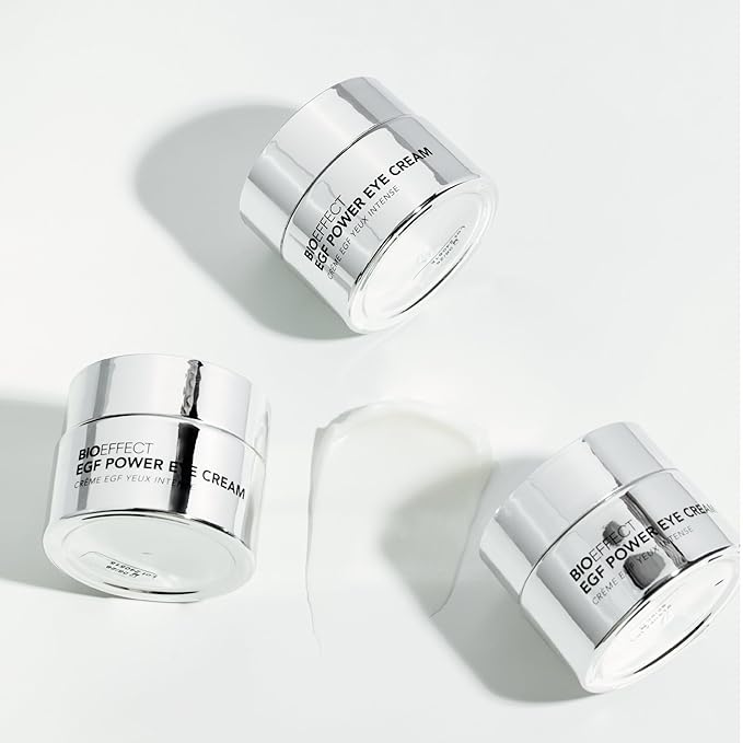 Bioeffect EGF Power Eye Cream with Barley Epidermal Growth Factor, Bakuchiol & Niacinamide, Anti-Aging Under-Eye Moisturizer for Collagen, Wrinkles, Puffiness & Dark Circles