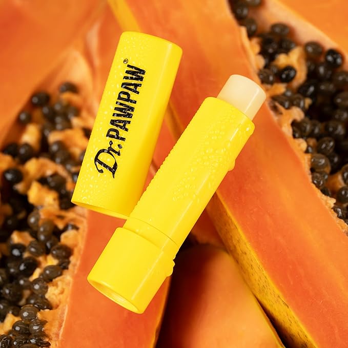 Dr. PawPaw Lip Balm - Hydrating Lip Balm Moisturizer with Aloe Vera for Deep Nourishment - Castor Oil Enriched - Original - 0.13 oz