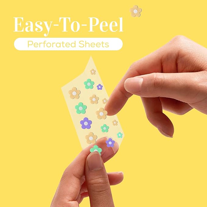 My Beauty Spot Pimple Patches Cute Acne Patches for Face (140 Patches) with Hydrocolloid, Tea Tree Extra & Salicylic Acid, Colorful Fun Designs – Pimple Patches for Face Acne Spot Treatment