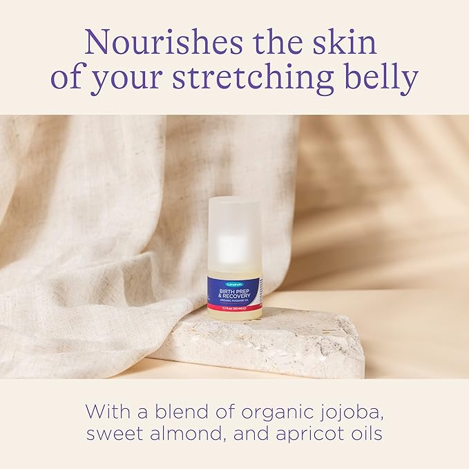 Lansinoh Organic Perineal Massage Oil, 1.7 Fl. Ounces