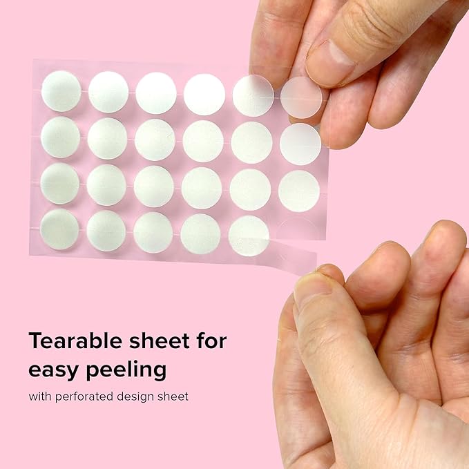 The Pink Method Pure Patch Hydrocolloid Pimple patches for face with Salicylic Acid Tea Tree Centella Calendula Acne Patch Zit Stickers Blemish Spot cover | 3 Sizes| 72 Count