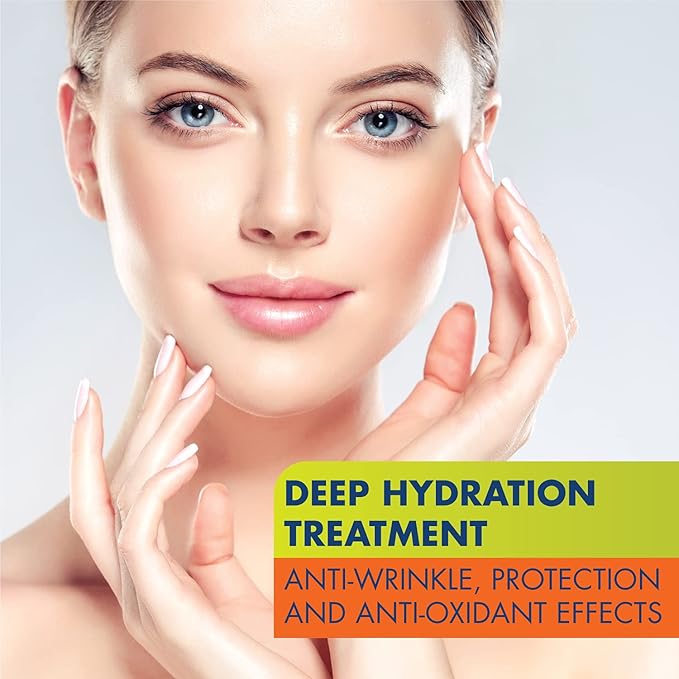 GEROVITAL HYALURON C Hyaluronic Acid Serum for Face with Vitamin C, Intensive Anti-Wrinkle Face Treatment, Hydrating, Face Moisturizer, for Normal, Mixed, Dry Skin, 10 vials x 2 ml