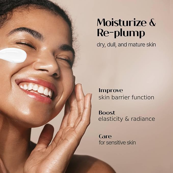 Ultra Moisturizing Derma Facial Cream – Deep Hydrating Face Moisturizer – EWG Verified Vegan Cruelty Free Korean Skin Care Product with Hyaluronic Acid, Non-Sticky Unscented Lotion, 2EA