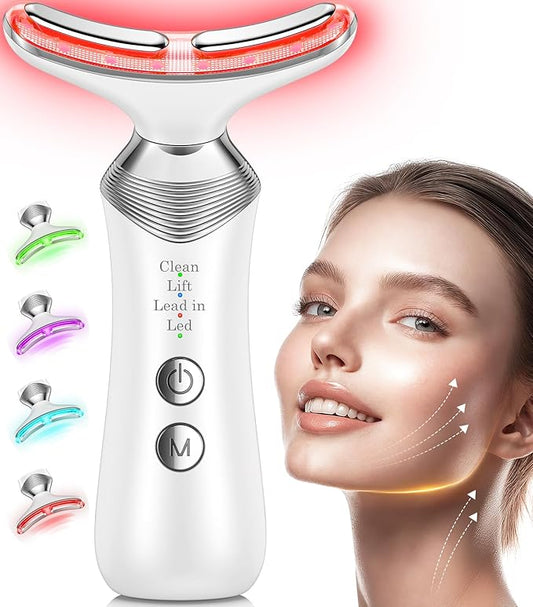 Beauty Massager for Face and Neck, 7 in 1 Beauty Glow Facial Massager for Face and Neck, Skin Care at Home