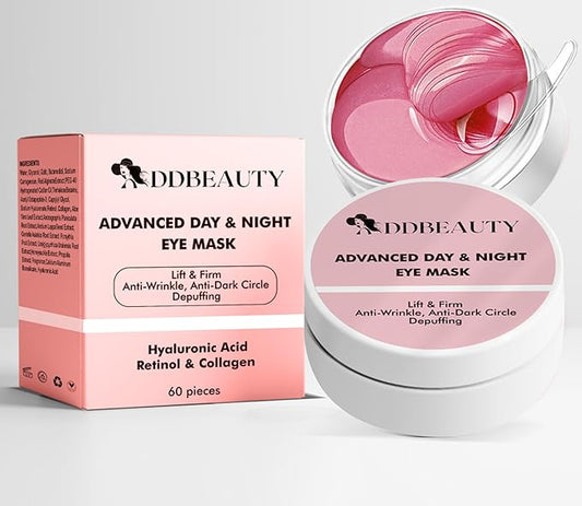 Under Eye Bags Treatment, Rose Eye Mask, Eye Treatment Mask, For Moisturizing,Revitalizing, Lift & Firm, Anti- Dark Circle, Depuffing. Cruety-Free. (60 Pieces)