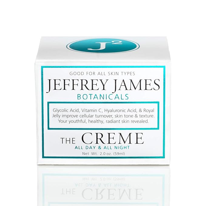 The Creme | All Day & All Night Antioxidant Anti-Aging Moisturizer | Hyaluronic Acid + Vitamin C | AHA + Fruit Glycolic Acids| Luxury Cream 2 oz