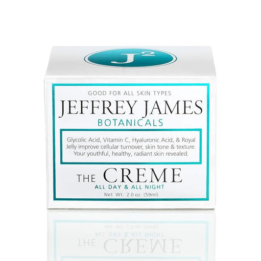 The Creme | All Day & All Night Antioxidant Anti-Aging Moisturizer | Hyaluronic Acid + Vitamin C | AHA + Fruit Glycolic Acids| Luxury Cream 2 oz