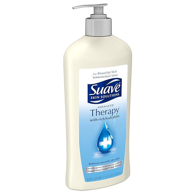Suave Skin Solutions Body Lotion, Advanced Therapy, 18 oz