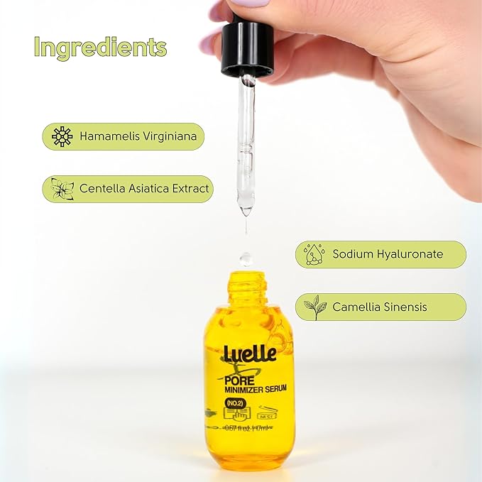 Pore Minimizer, Facial Essence for Minimizing the Appearance of Pores, Pore Minimizer Serum for Face, Even Skin Tone, Relieving Dryness, Oil Control Firming