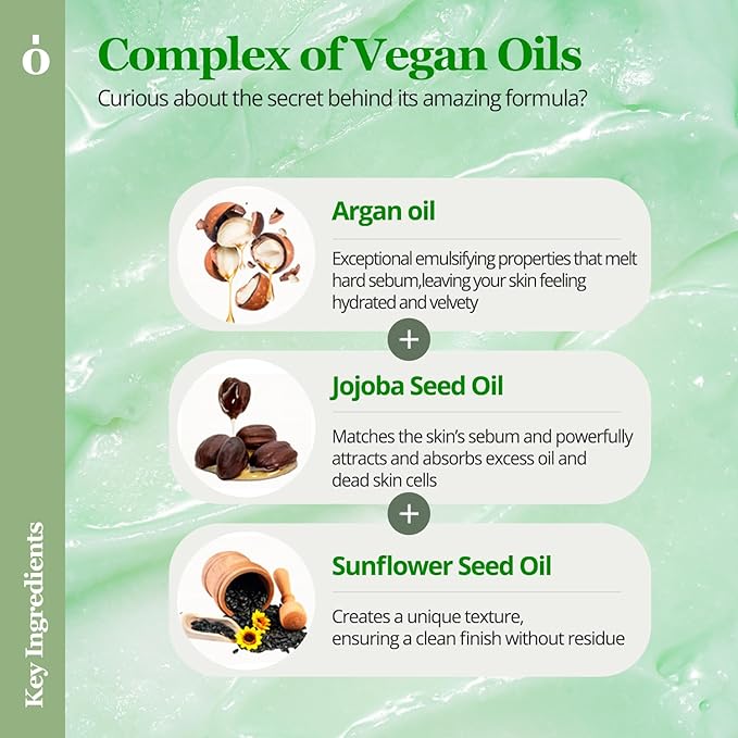 ONGREDIENTS Perfect Melting Cleansing Balm | Non-Greasy Cleansing Oil | Panthenol, Heartleaf, Makeup, Sunscreen Remover, Soothing for All Skin Types | Vegan, Korean Skin Care 100ml / 3.38 fl Oz