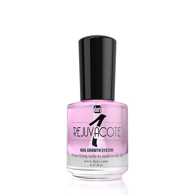 duri Rejuvacote 1 Nail Growth System - Original Maximum Strength Formula - Nail Strengthener and Nail Growth - Base and Top Coat - 0.45 fl. oz.