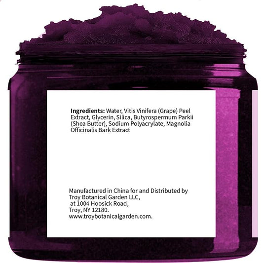 Grape Body & Foot Scrub 10 oz - Improves the elasticity and firmness of skin - Removes dead skin cells, and tighten and tone skin - The best stocking stuffer.