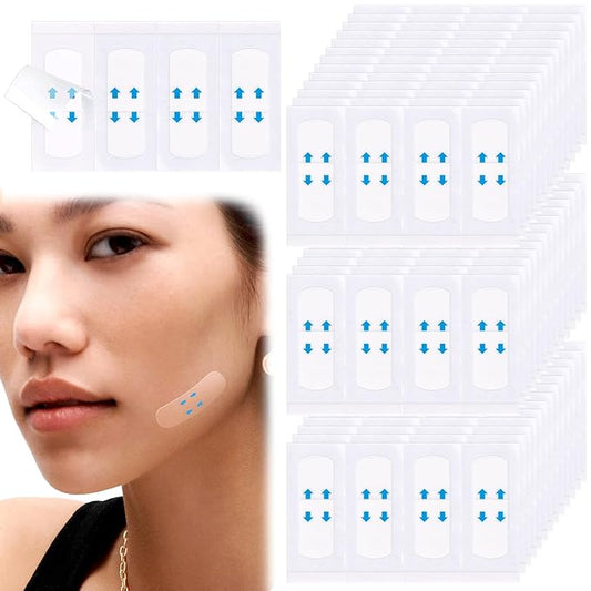 132PCS Face Lift Tape, Face Tape Lifting Invisible, Instant Sticker Face Tapes for Lifting Sagging Skin, Waterproof Skin Friendly Facelift Tape for Eye Neck Chin Wrinkles