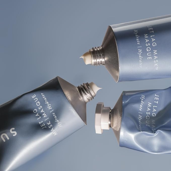 Summer Fridays Jet Lag Mask Mini - Hydrating Face Moisturizer + Mask - Enriched with Hyaluronic Acid, Niacinamide, Glycerin + Antioxidants Helps Nourish Skin for a Renewed + Radiant Complexion (1 Oz)