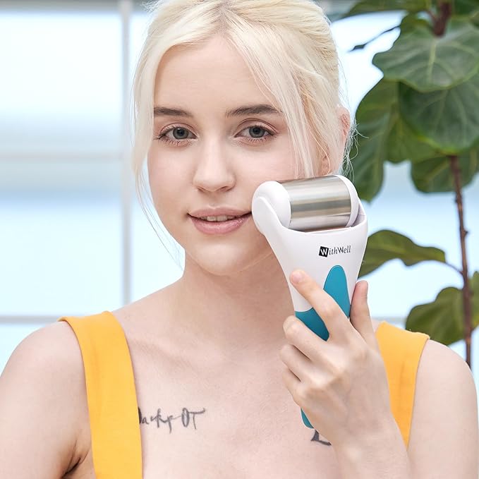 Stainless Ice Roller -Long-Term Durability,Smooth Skin Care Beauty Product; Korean Face Massager for Face and Eyes