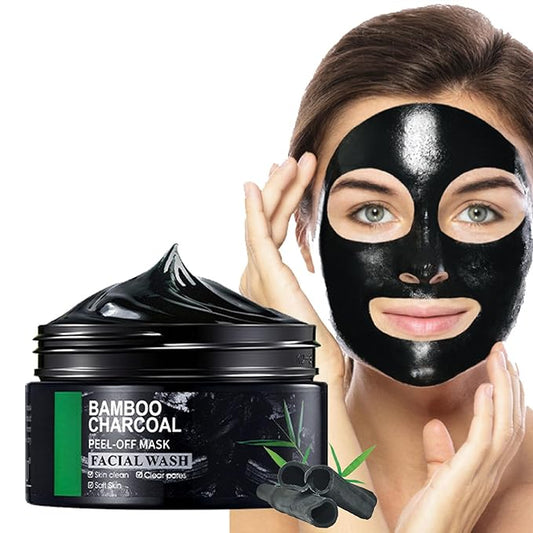 Blackhead Remover Mask, Charcoal Peel Off Face Mask, Purifying & Deep Cleaning Pore, Reduce Nose Face Blackhead, Excess Oil, Blackhead Peel off Masks for Women and Men