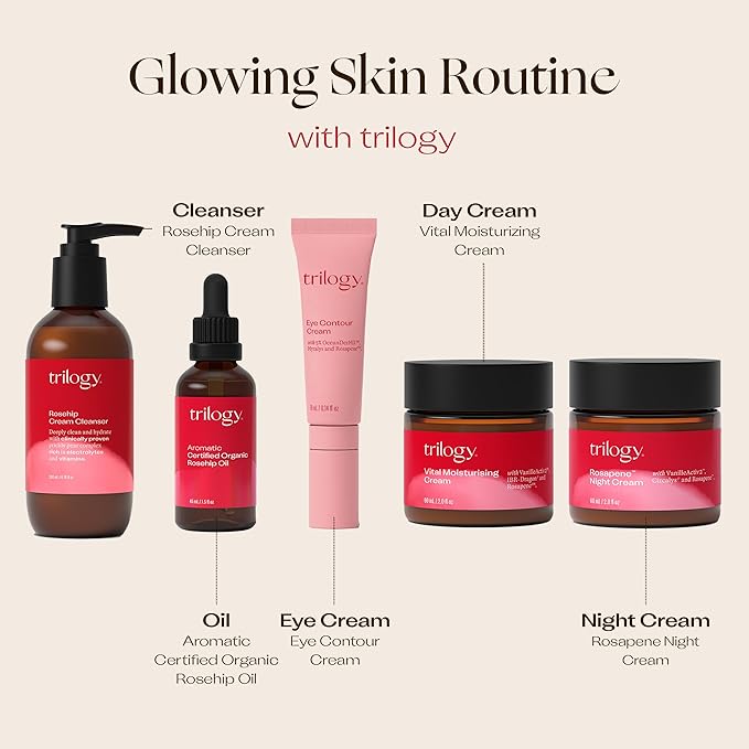 Trilogy Aromatic Certified Organic Rosehip Oil, Lavender & Frankincense Luxury Skincare, 1.5 fl oz