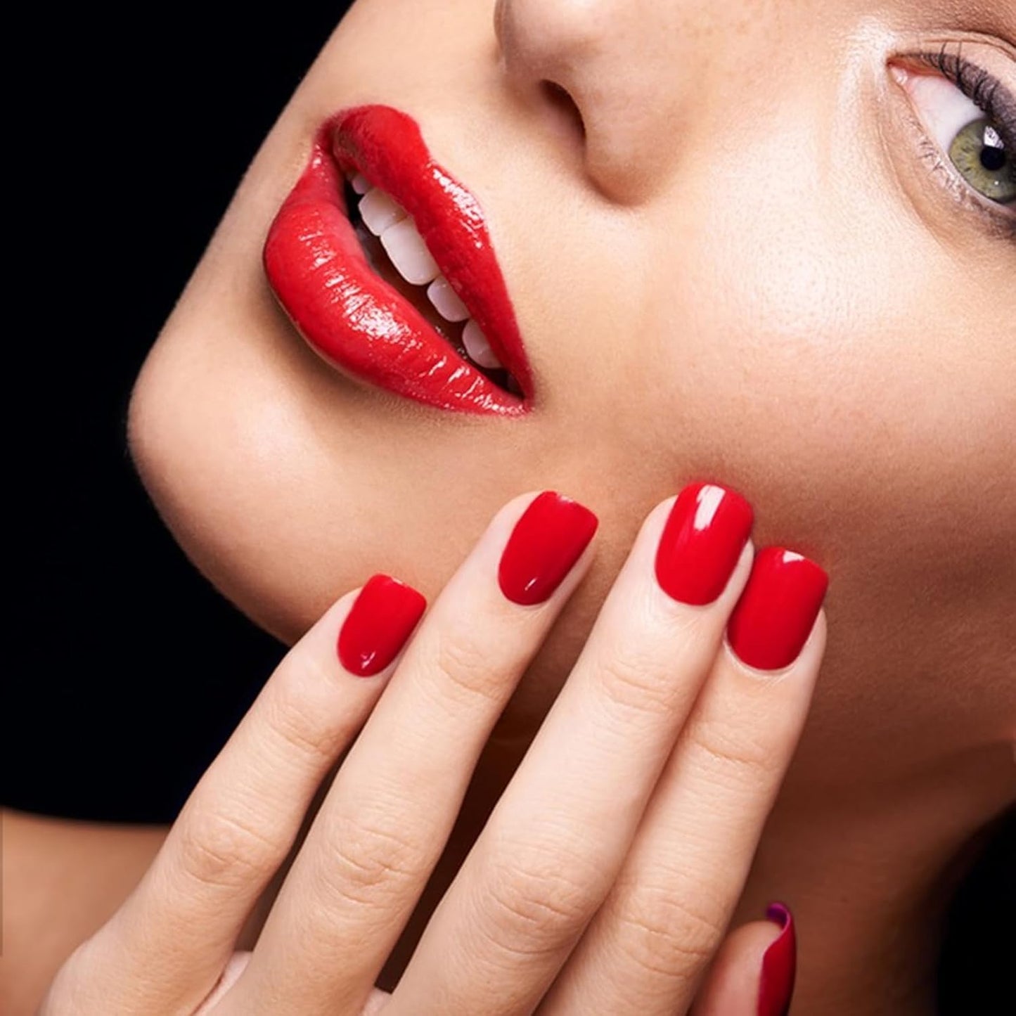 Major Dijit Quick Dry Nail Polish Rose Red Summer Nail Lacquer for Nail Art Regular Nail Polish 0.41 fl oz.